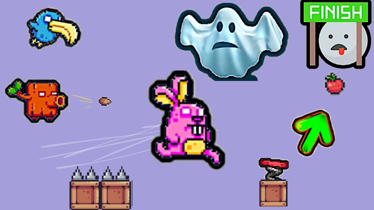 Image Cute Rabbit's Challenging Adventure